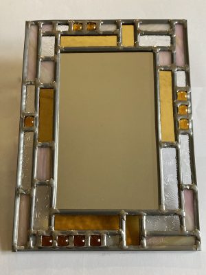 Miroir "Billes Oranges"